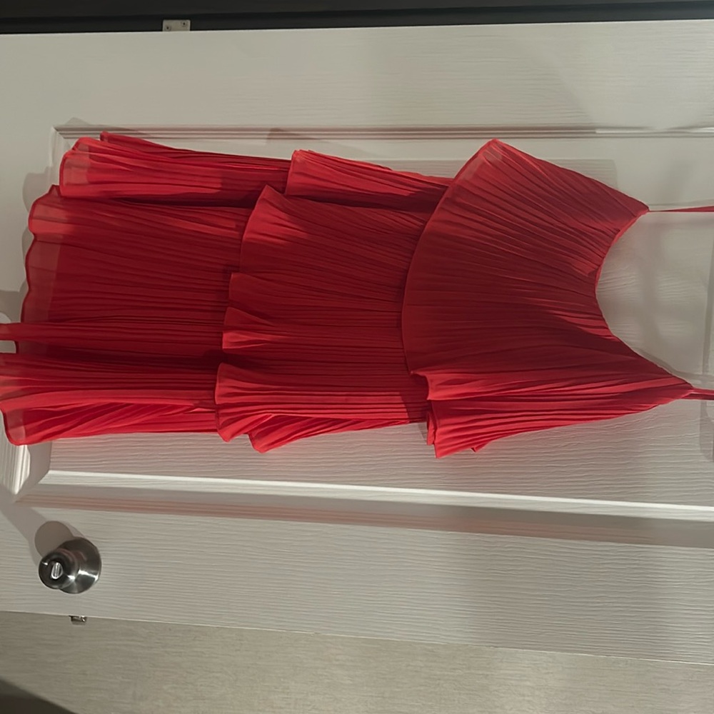 Red sun dress